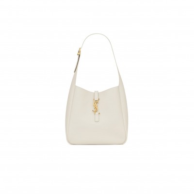 YSL LE 5 À 7 SUPPLE SMALL IN GRAINED LEATHER 713938AAAUQ9207 (9*8.6*3.3cm)